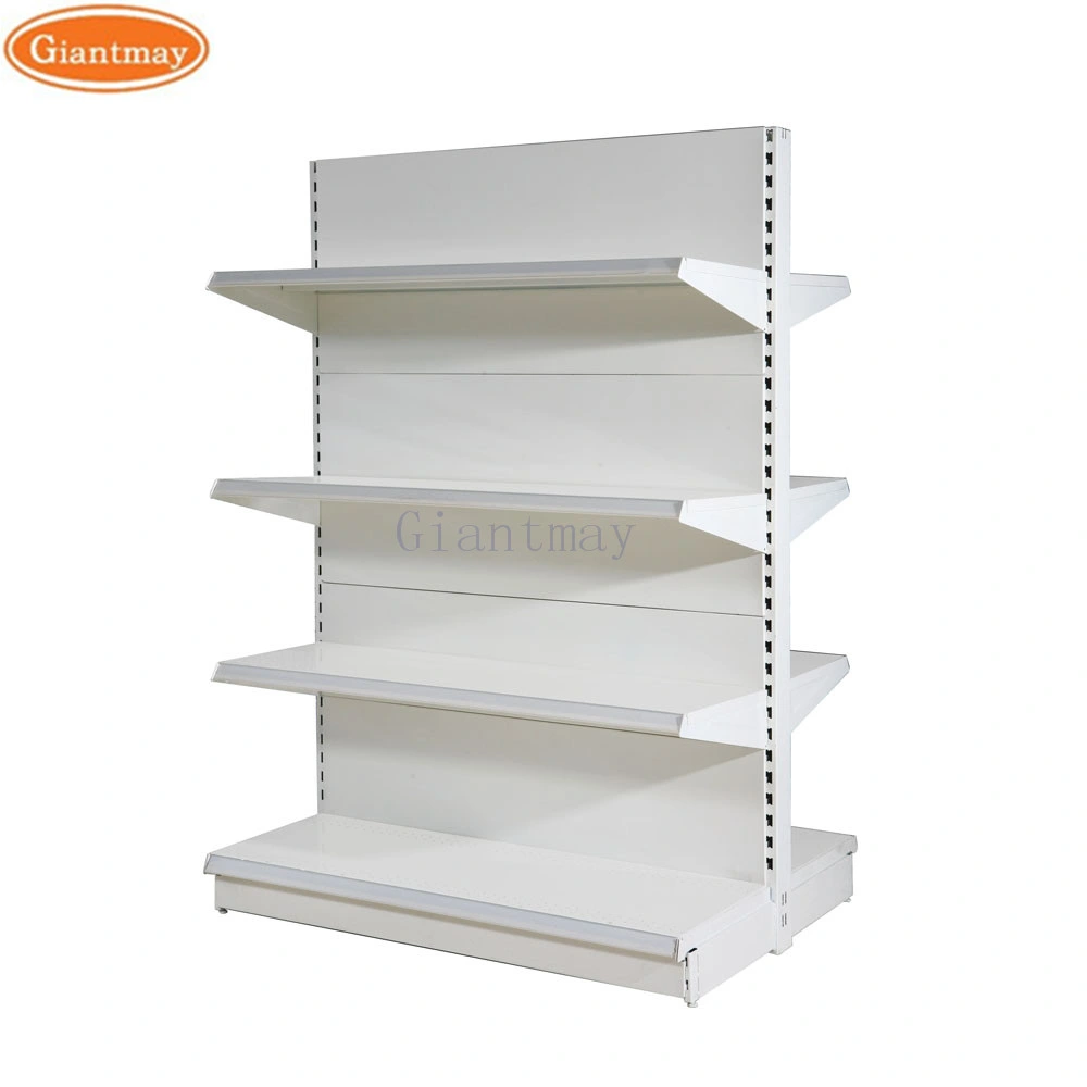 Giantmay Doppelseiten Gondel Display Rack für Store Steel Supermarkt Einlegeböden