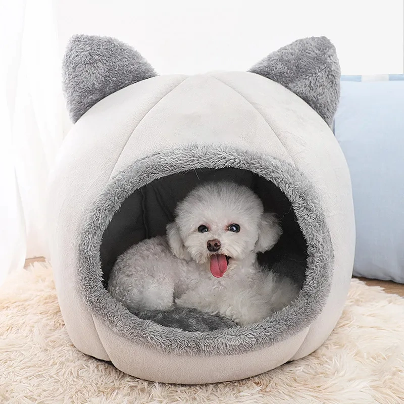 Enclosed Keep Warm Nesk Pet Products Comfort Kennel Removable Washable Dog Bed