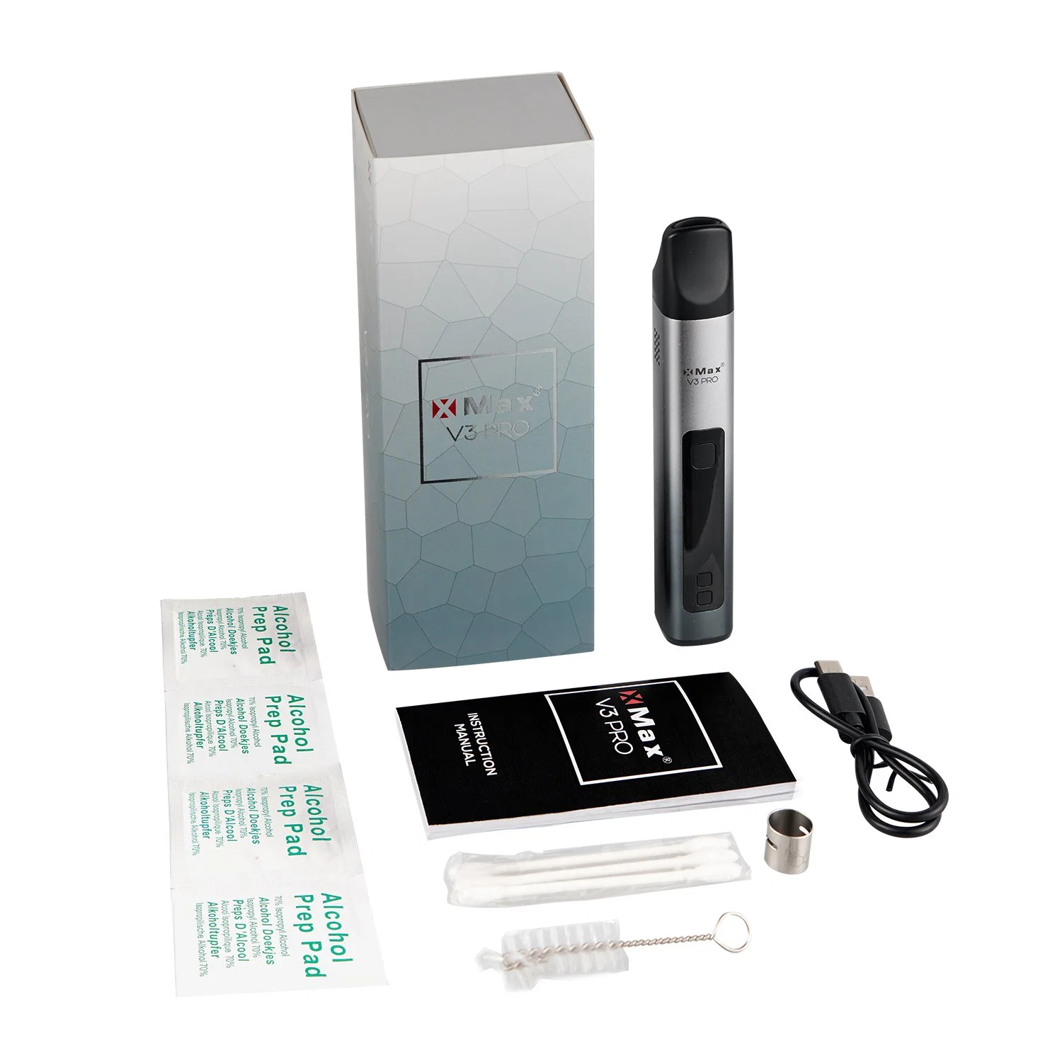 OEM/ODM Full Convection Heating Combined Portable Vaporizer Xmax V3 PRO E Cig Vaporizer Vape Puff