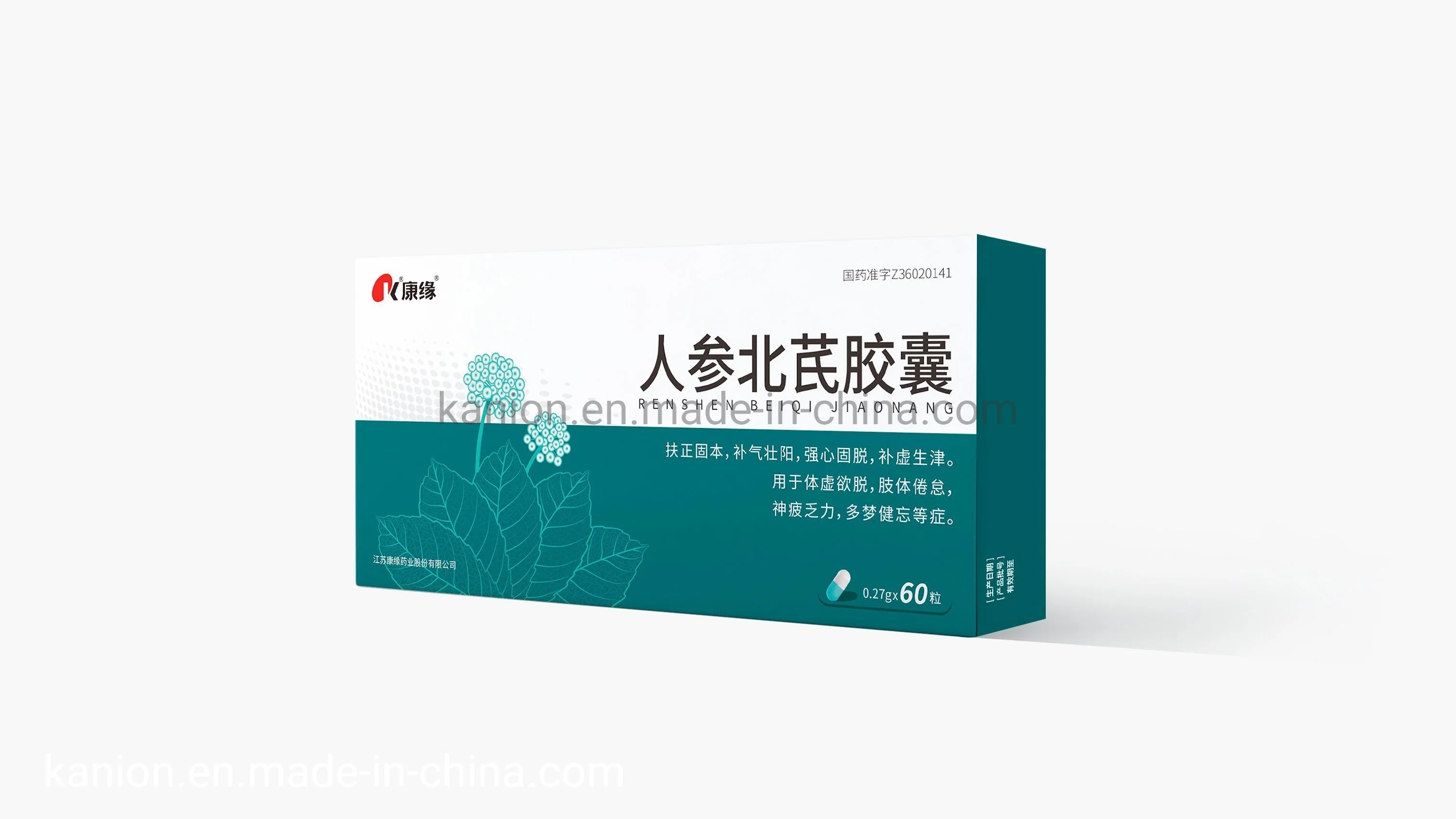 GMP/ISO Certified Dietary Supplement Natural Plant Extract Ginseng with Astragalus Extract Capsules