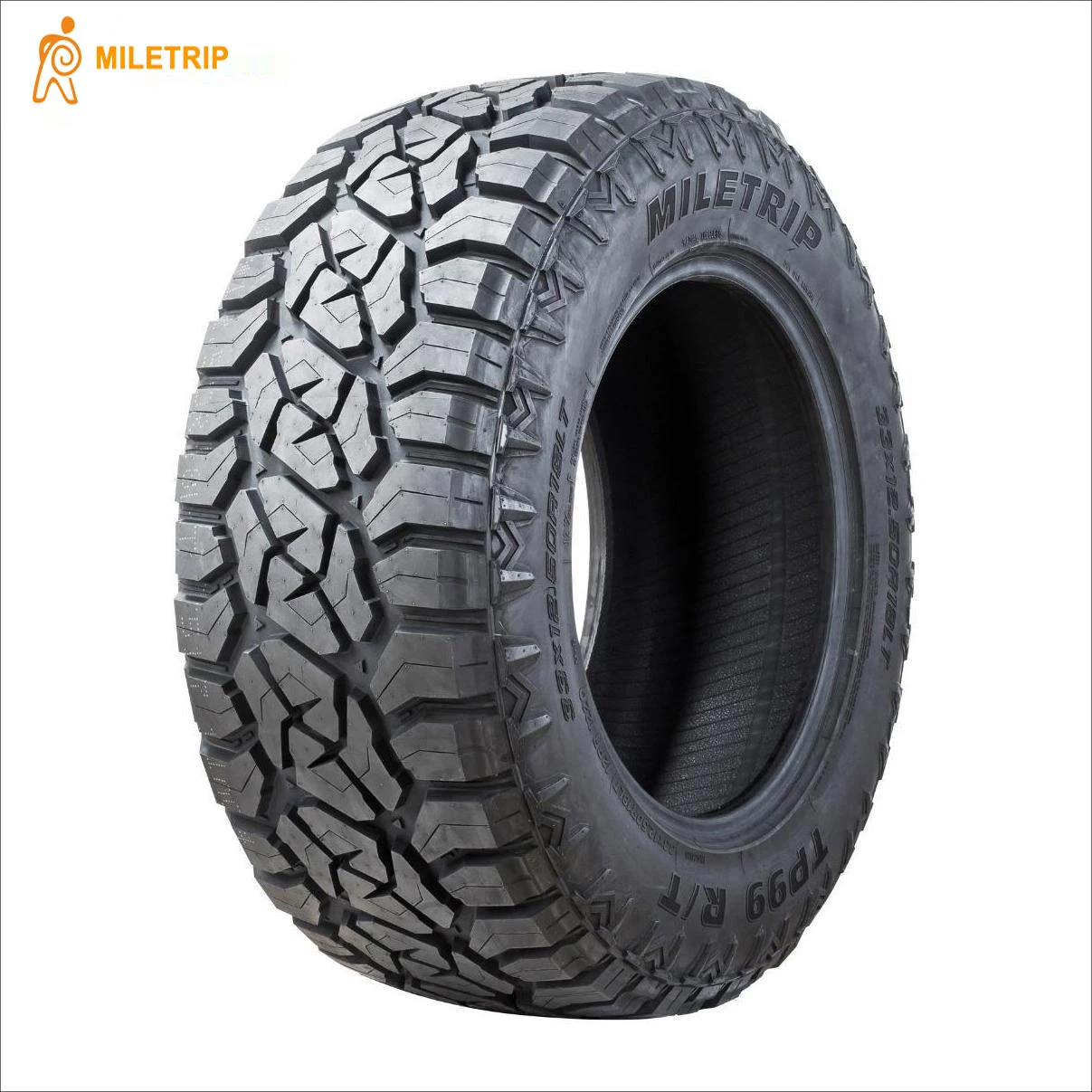 SUV PICK-UP 33X12.50R22LT RT rough terrain tyres MILETRIP Brand natural rubber Thailand made top rank favorable price best choice 4x4 radial on&off road tires