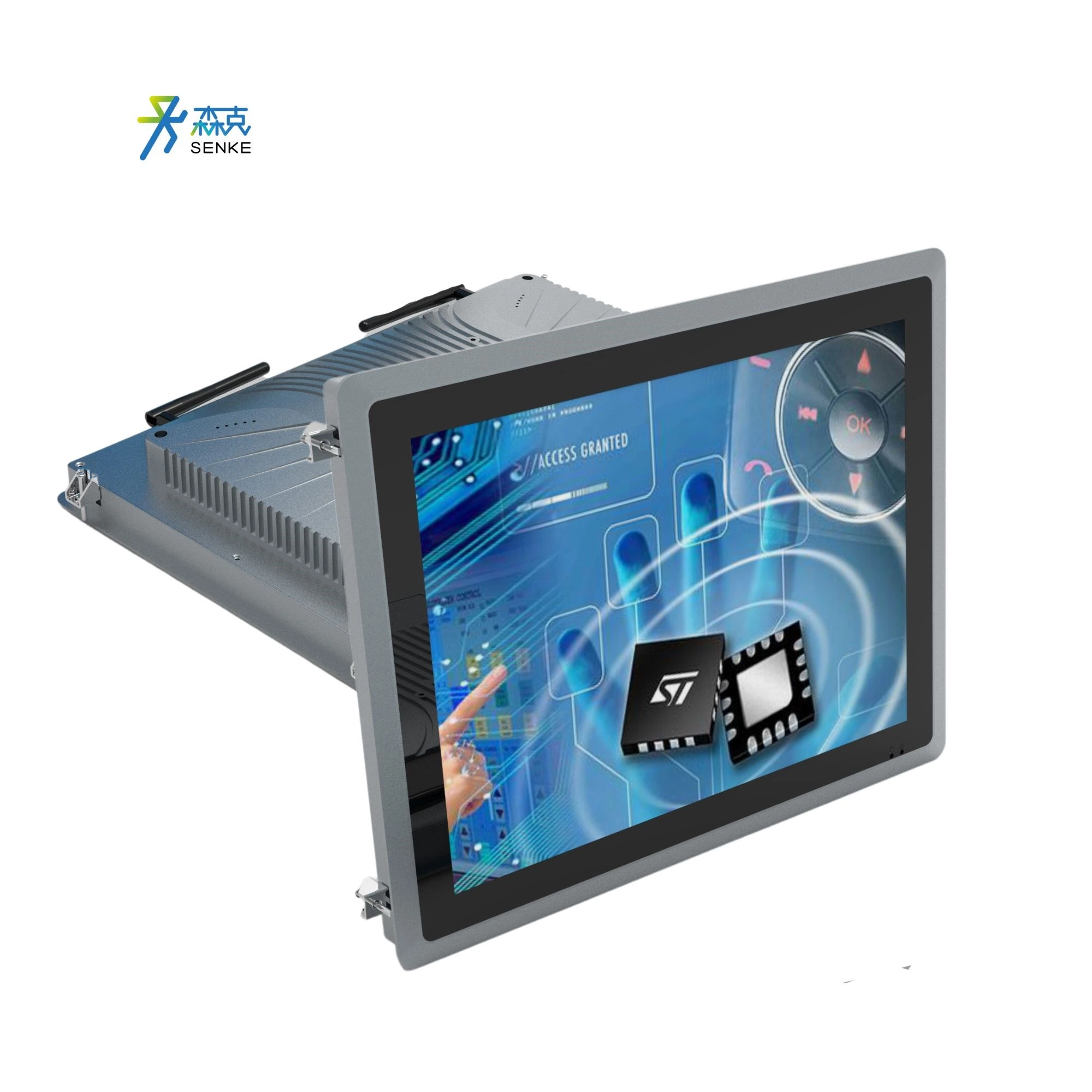 Senke 15" Touch Screen para montagem em parede Painel de tela industrial PC Computador com ecrã táctil para PC industrial