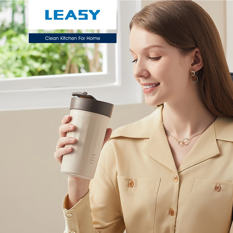 Leasy Portable SUS304 Mousseur à lait électrique chaud/froid/latte/café/chocolat Mélangeur Mousseur à lait