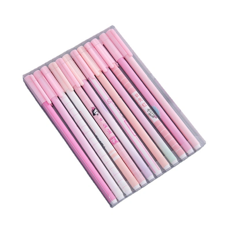 Ball Pen 12 PCS of High Appearance Level Ballpoint Students Stationery