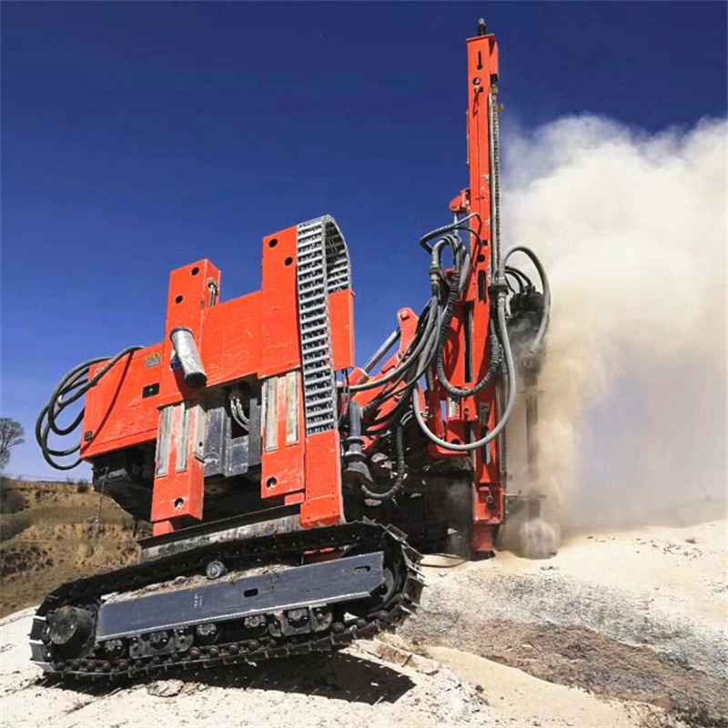 Crawler Mountain Solar Pile Driver Water and Gold Mining Blast Drilling Rig