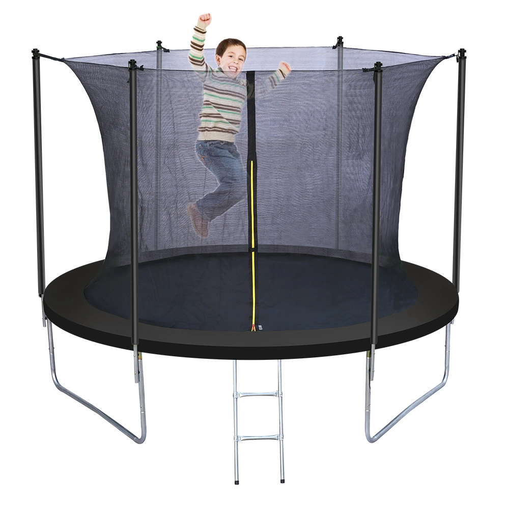 Best Trampoline 10 FT Set with Safety Enclosure and Ladder