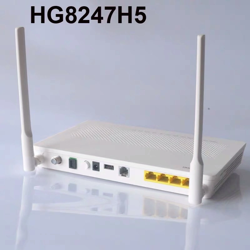 High quality/High cost performance  CATV ONU Hg8247h5 Epon/Gpon ONU 4ge+1tel+CATV+WiFi Hg8247h5