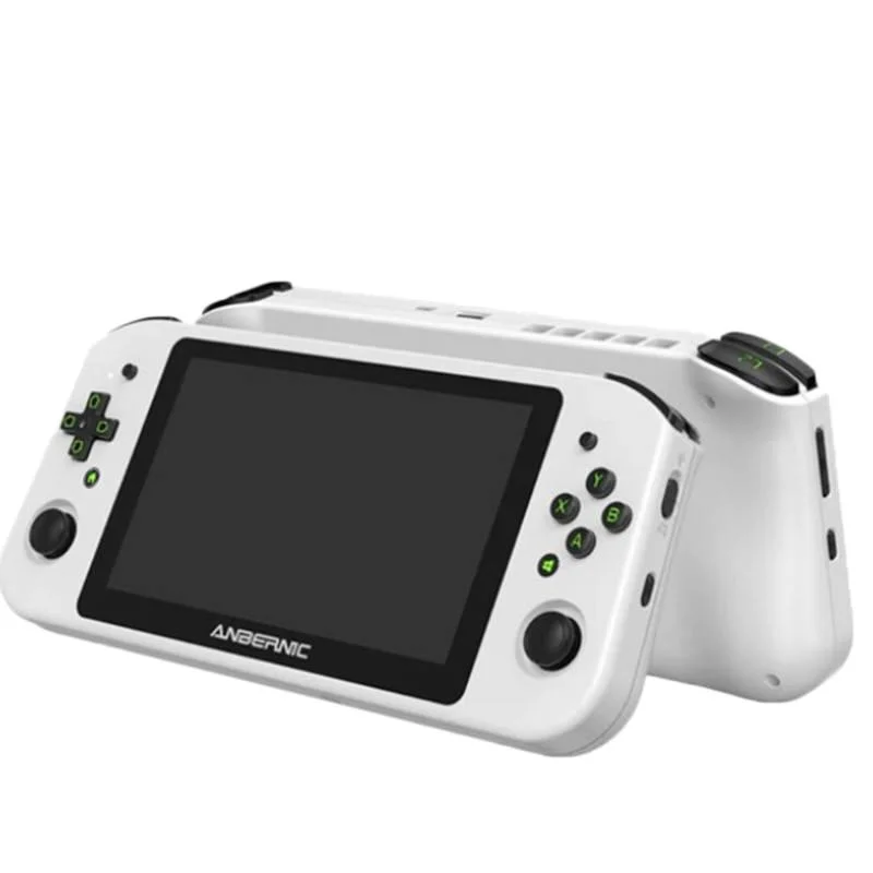 Win600 Handheld Game Console Mini Laptop Windows10 PC Handheld Game Player für Steam/PS3/PS2/PSP/Wii 5,94-Zoll AMD Athlon Silver