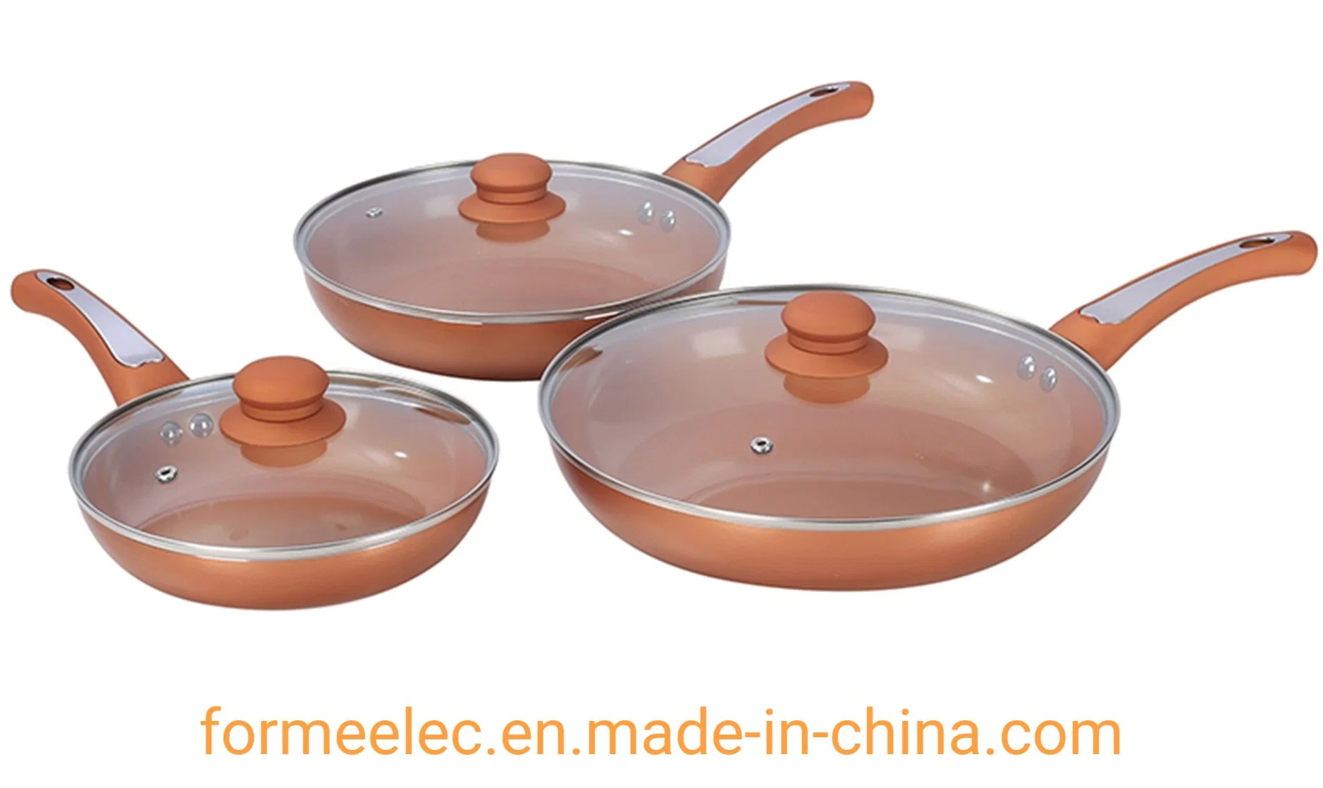 20cm 24cm 28cm Fry Pan 6 Pieces Set Frypan 6PCS Cookware Set