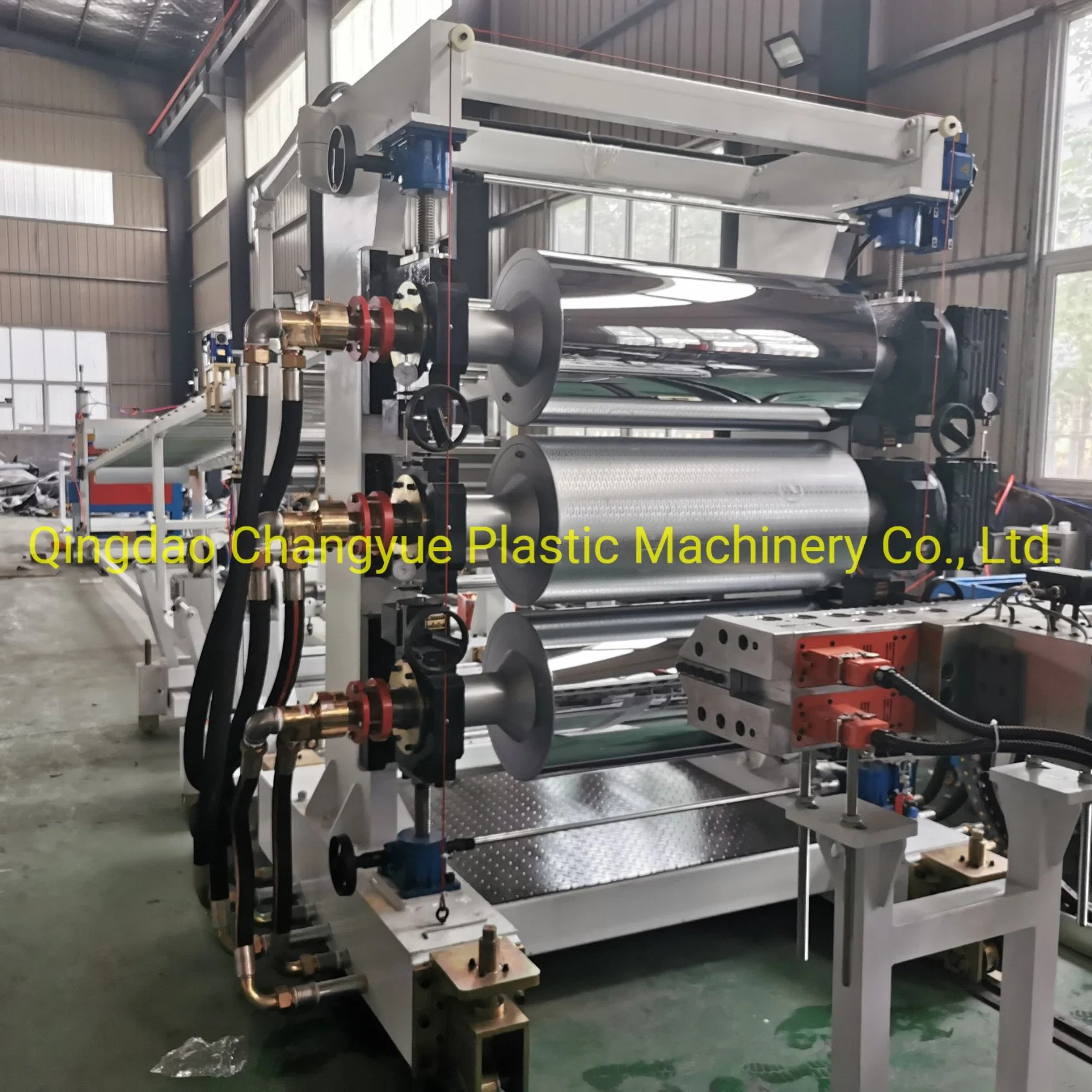 Plastic PP PE PS ABS PMMA Sheet Extrusion Production Line for Thermoforming / Plastic Sheet Making Machine / Plastic Extruder