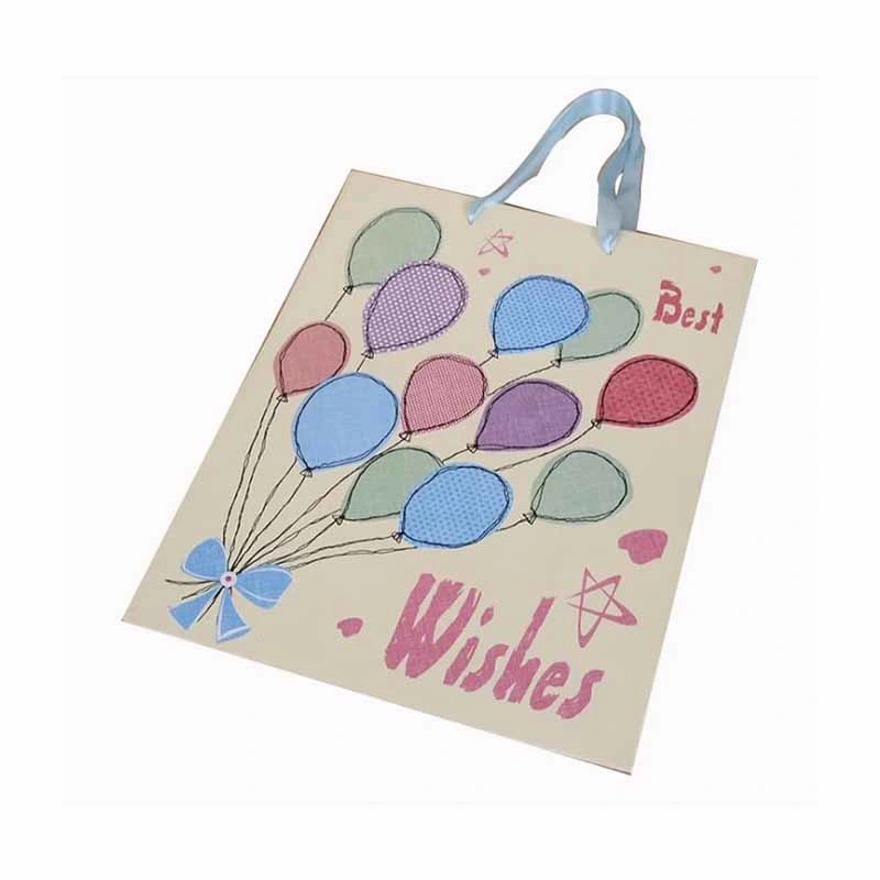 High quality/High cost performance Cute Cartoon Stripe Funny Art Gift Bags Personalized