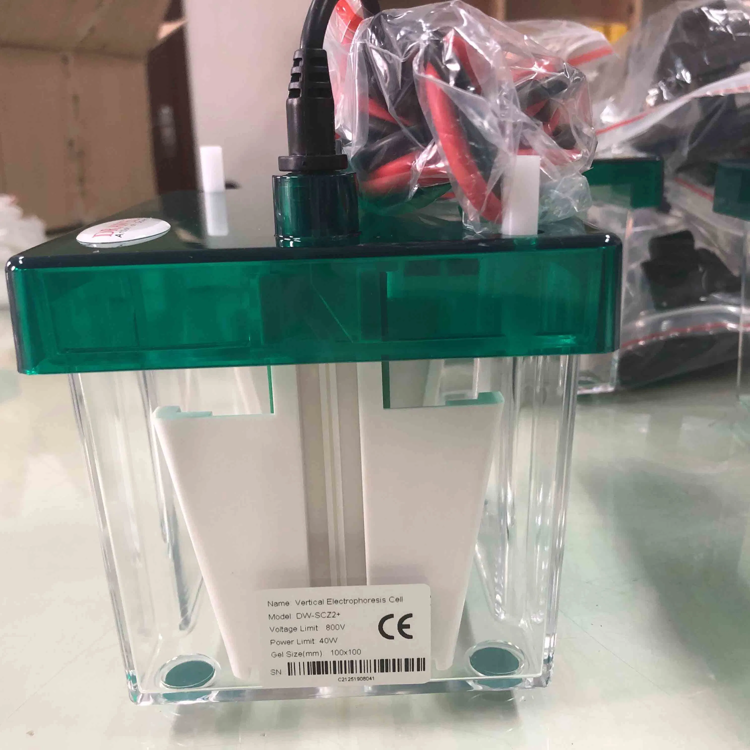 Dw-Scz2+ Mini DNA Electrophoresis Machine Prix Équipement de gel d'électrophorèse Réservoir d'électrophorèse vertical