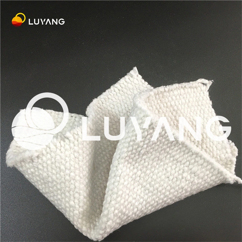 Fabricante de China para alta temperatura Tejido reforzado con fibra de vidrio y cerámica de alambre de acero de paño de aislamiento de fibra
