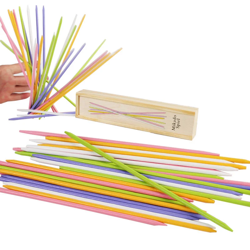 Pick up Sticks Traditional Game Sticks Wooden Toys Adult Children