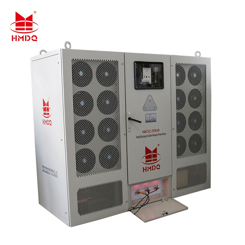 Variable Frequency Series Resonant Test Device with Partial Discharge