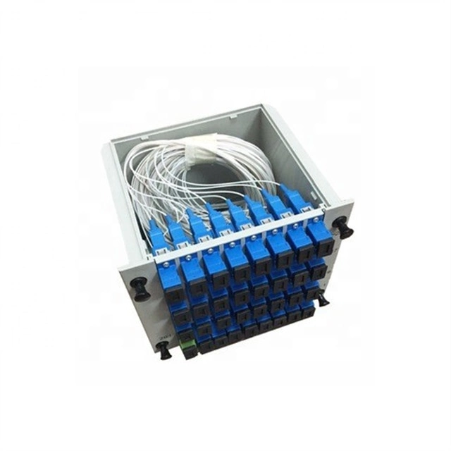 Standard Lgx Cassette PLC Fiber Splitter, Sc Upc, Single-Mode G657A1