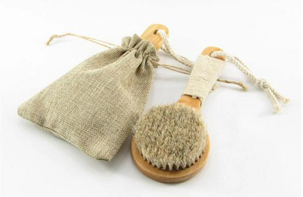 Functions Wooden Natural Massage Back Long Back Scrubber Shower Massager /Horse Hair Bath Brush