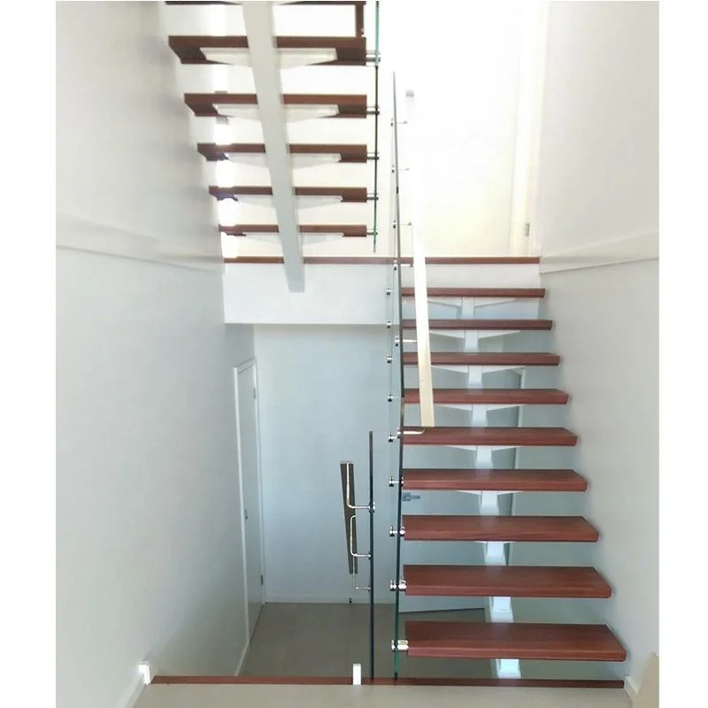 Folding Artic Timber Staircase Design Floor Railing Folding Stair Case