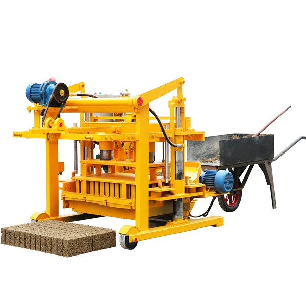 Mobile Block Machine Hollow Block Making Machine Qt40-3A Concrete Egg Layer Solid Brick Machine Cheap Price