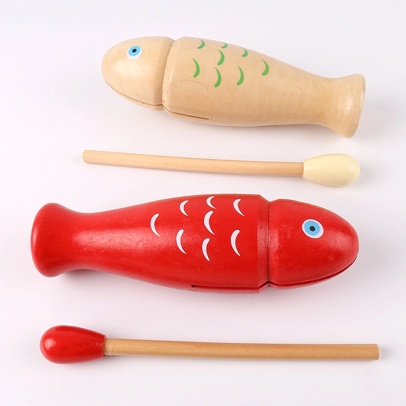 Wooden Fish, Wooden Children&prime; S Percussion Instrument