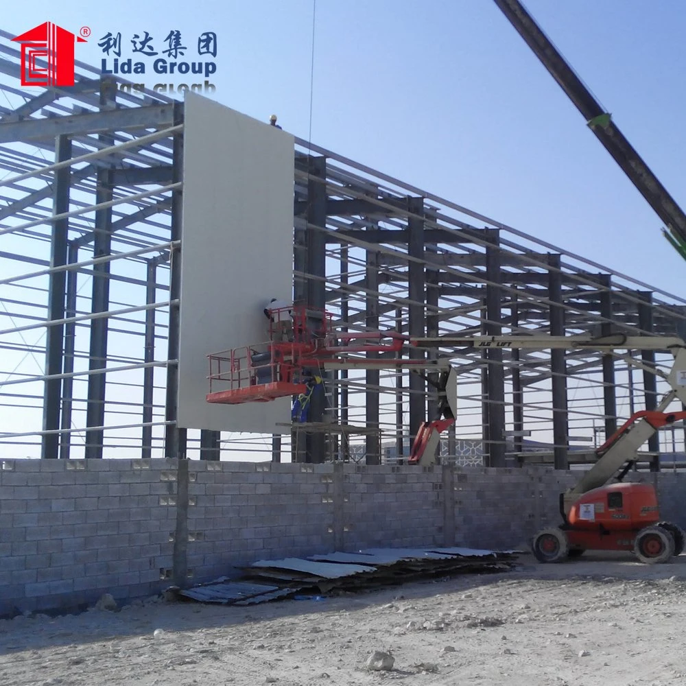 Amplia gama de materiales de almacén de prefabricados de estructura de acero de una parada de almacén los productos de construcción