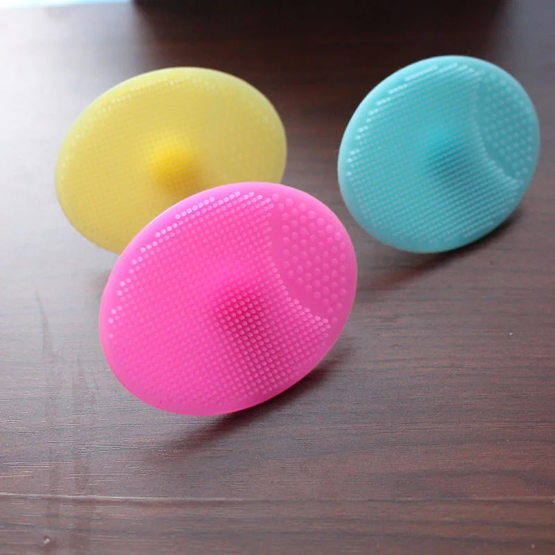 Salle de bain en silicone de poils de pinceau brosse de nettoyage du corps d'une douche à main Brosse de bain