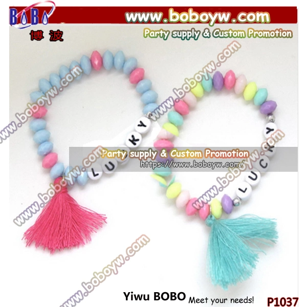 Baby Products Kid&prime; S Bracelet Accessories Handmade Elastic Rope Star Charm Bracelet Set (P1059)