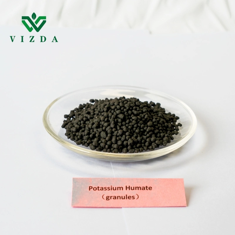 100% Soluble Potassium Humate Powder/Granular Fertilizer