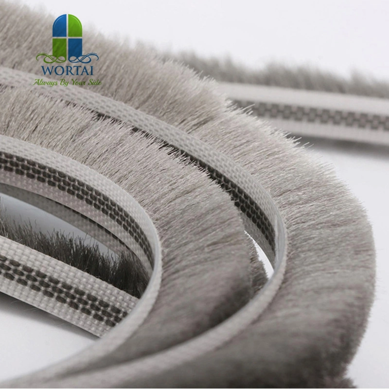 High Precision Anti-Water Silicone Weather Seal Strip Woven Pile Brush Seal for Door and Window