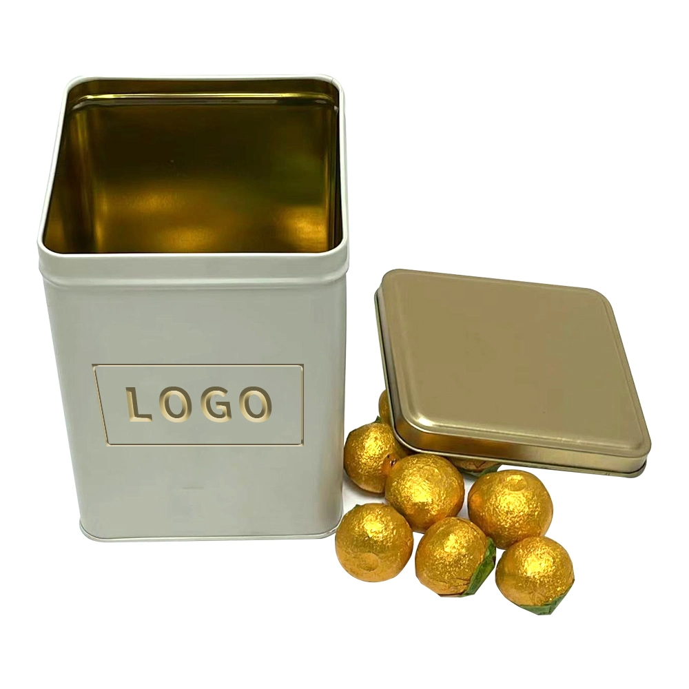 Factory Custom Tinplate Packaging Square Sample Storage Container Metal Can Twg Tea Tin Box for Tea