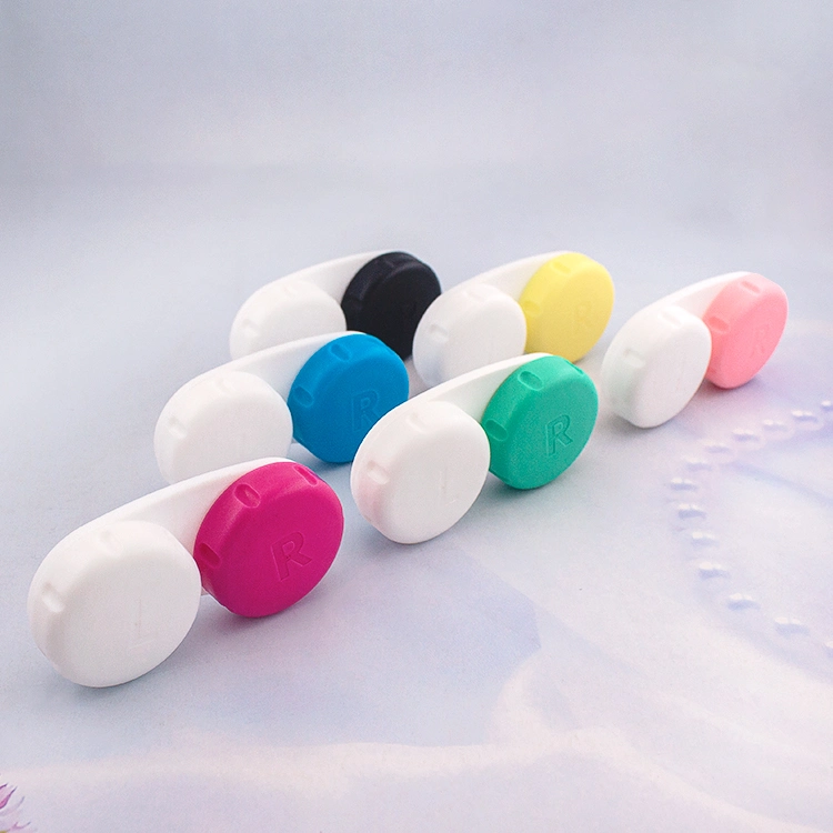 Wholesale/Supplier Portable Contact Lenses Case Colourful Contact Lens Container