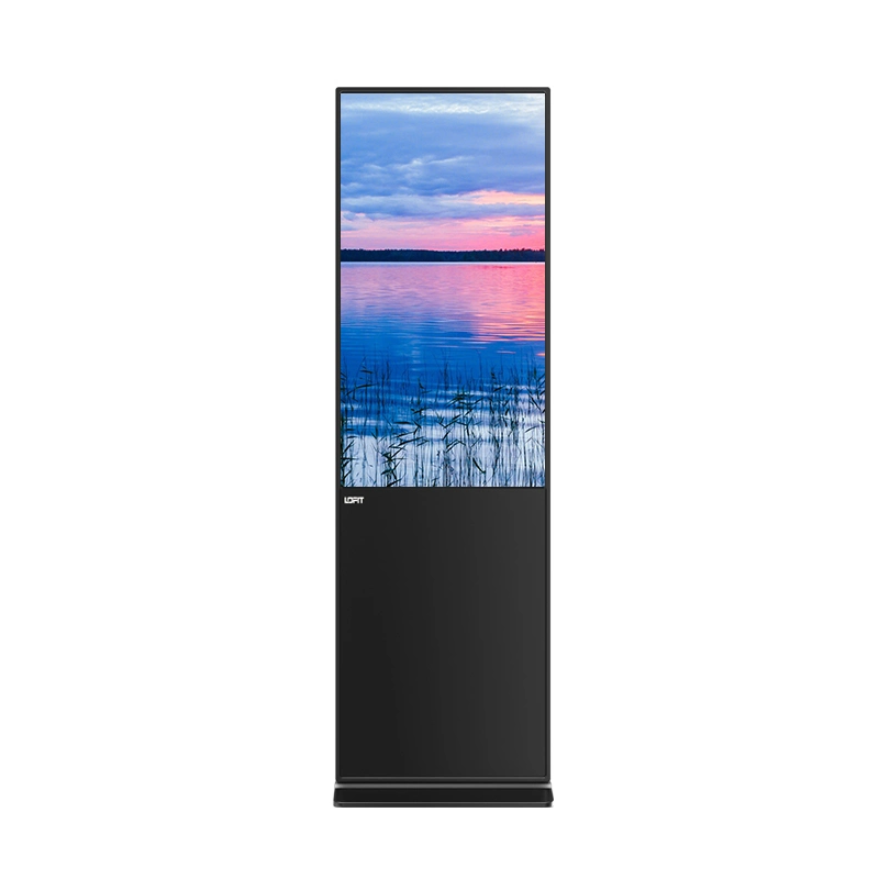 Lofit Floor Standing LCD de 49 55 65 polegadas Android Video Ecrã de sinalização digital de ecrã tátil Kiosk Totem do leitor de publicidade