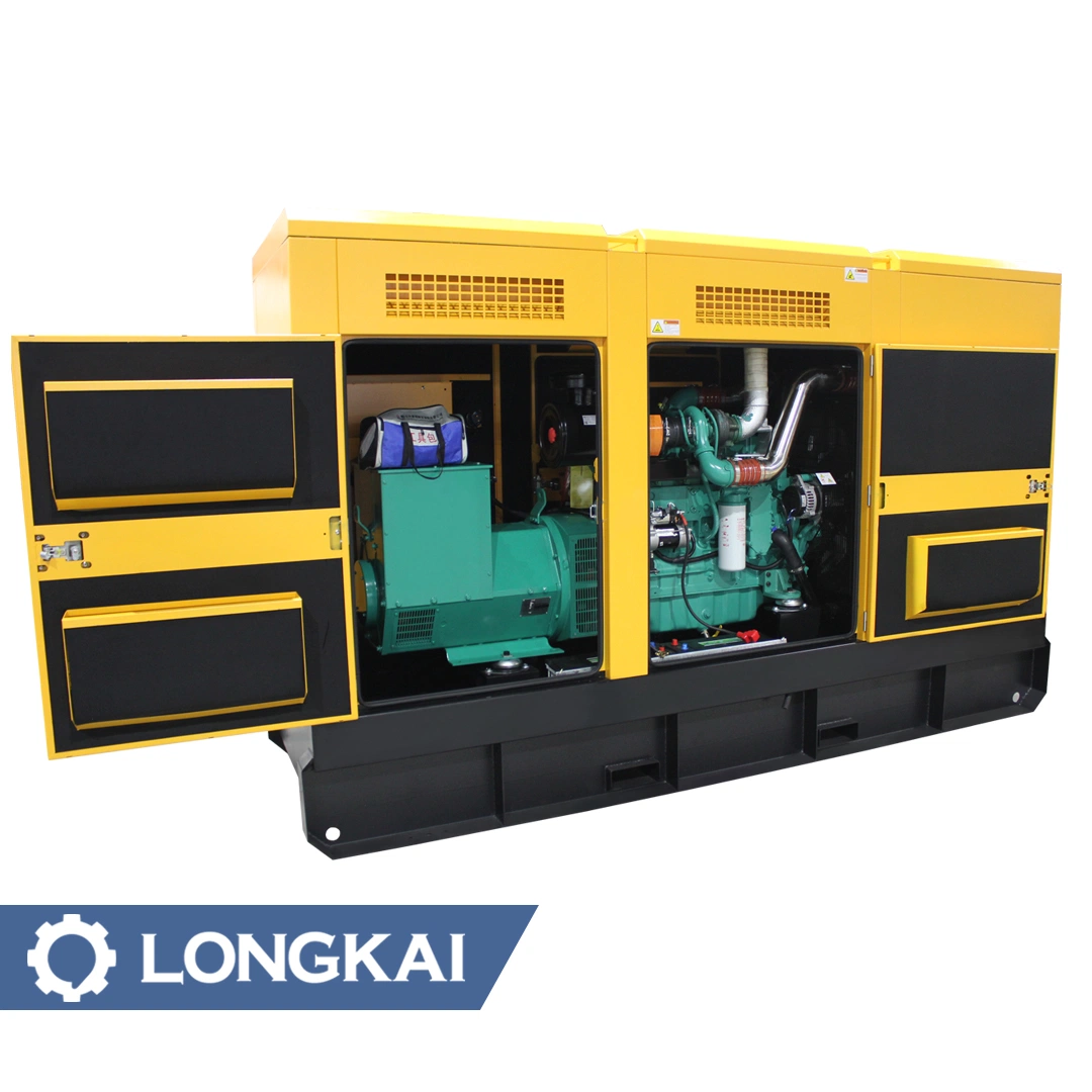 Silent Type Diesel Generator 370kw Rated Water Cooled Doosan Engine with Brushless Alternator