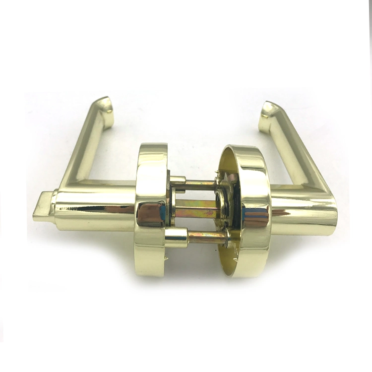 Heavy Duty Brass Zamak Zinc Alloy Cerradura De Manija Leverset Residential Dummy Door Tubular Handle Lock