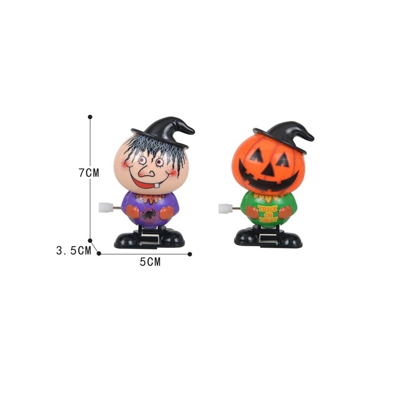 Promotional Gift Plastic Material Children Funny Gift Decoration Shake Head Wind up Doll Toy Halloween Toy