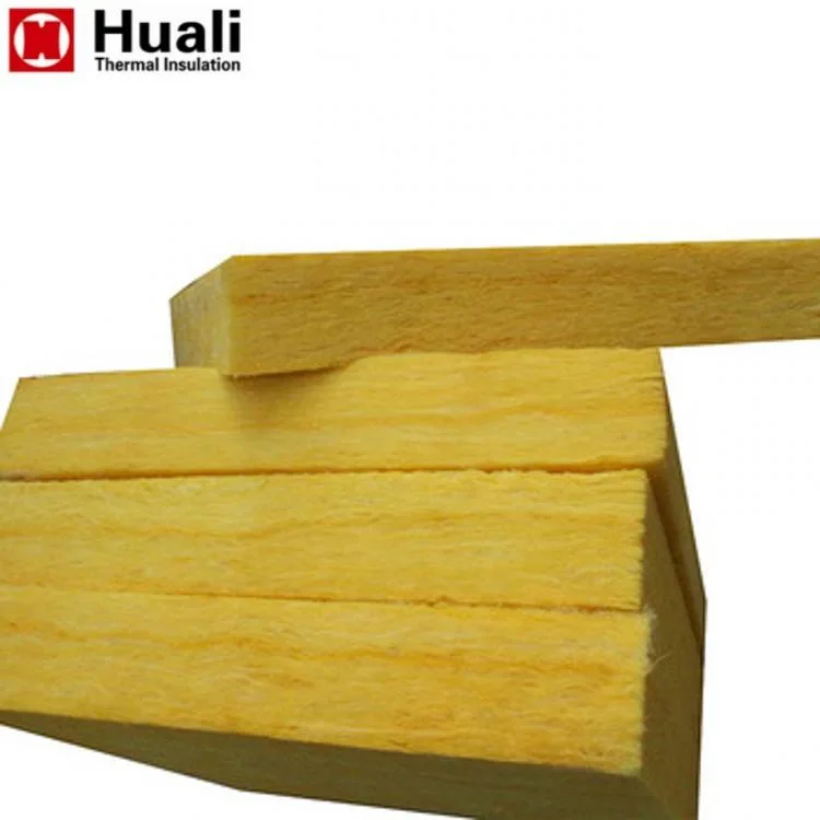 Fiberglass Duct Rigid Wool Insulation Glasswool Panel Board for Acoustic Panels