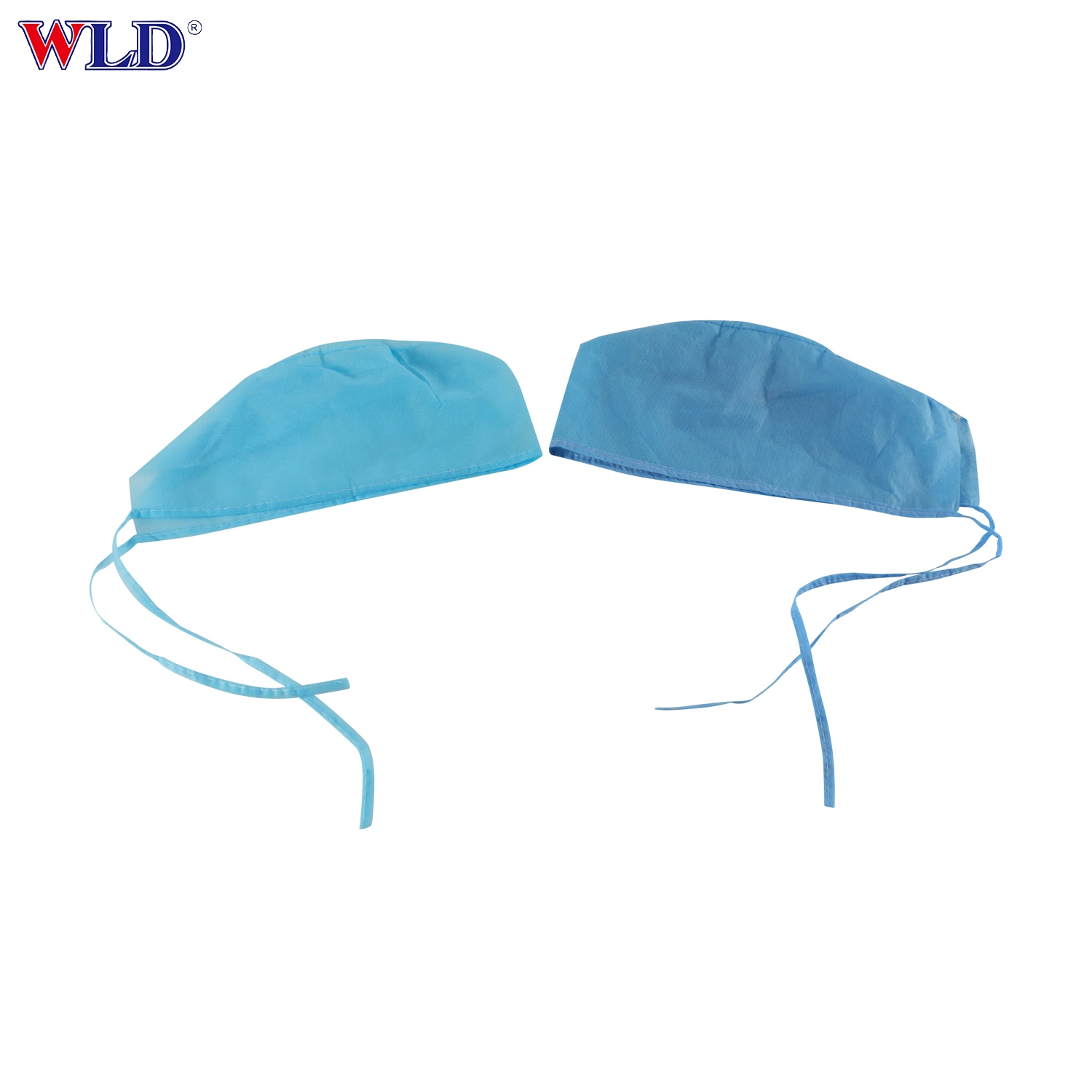 Disposable Non Woven Strip Clip Cap Bouffant Head Cover Hair Net Surgical Doctor Hat Round Mob Cap