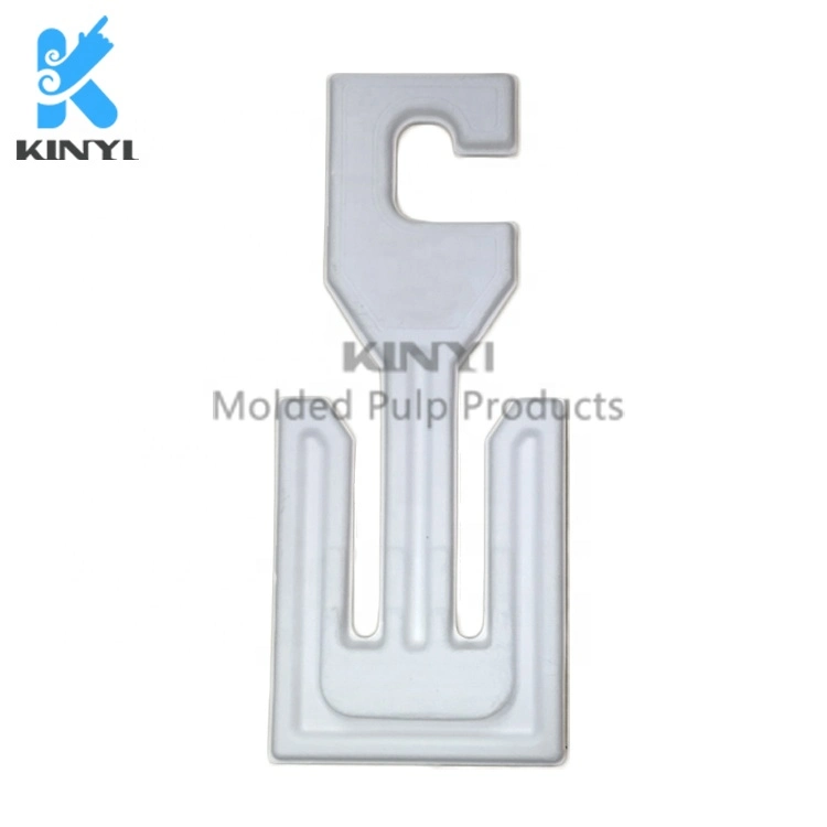 Biodegradable Packaging Molded Pulp Hanger for Baby Cloth