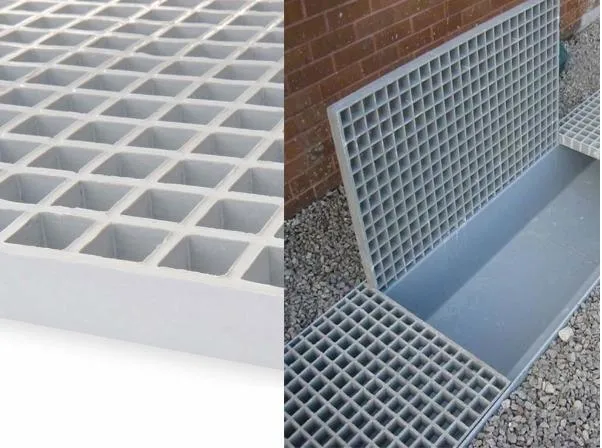 Anti-Corosion Reinforced Fiberglass Polymer FRP GRP Grid for Trench Cover Multi-Function