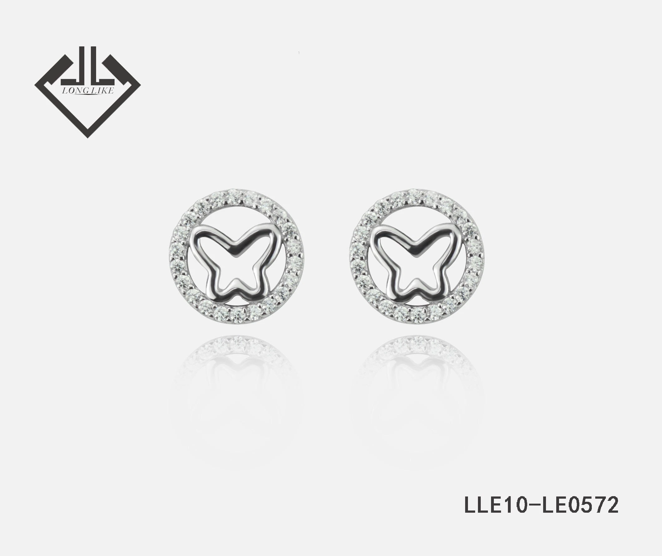 2017 Joyas de Plata esterlina Plata CZ pendientes de moda