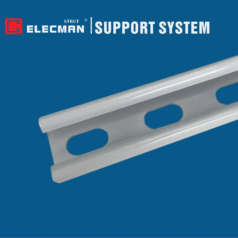 41X41 Strut Channel Power Coated C Channel 41*21 Riel Channel Black Steel Channel