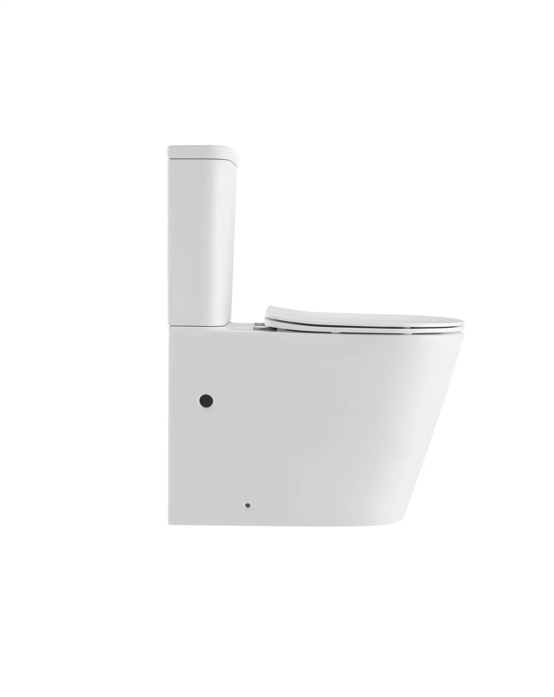 Manufacturer Glazed Sanitary Ware Ceramic White Color Porcelain P-Trap Toilet