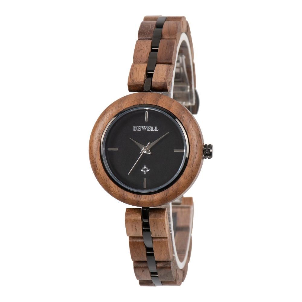 Fast Delivery Stock Fashion Wooden Handcrafted Ladies Quartz Wrist Watch