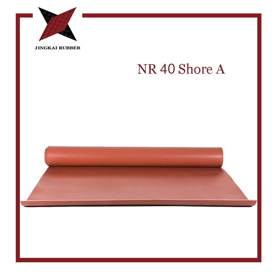 1mm-50mm 40 Shore a Natural Rubber Sheet