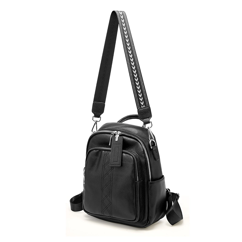 Genuine Leather Backpack Women Travel Bag School Bags Outdoor Backpacks