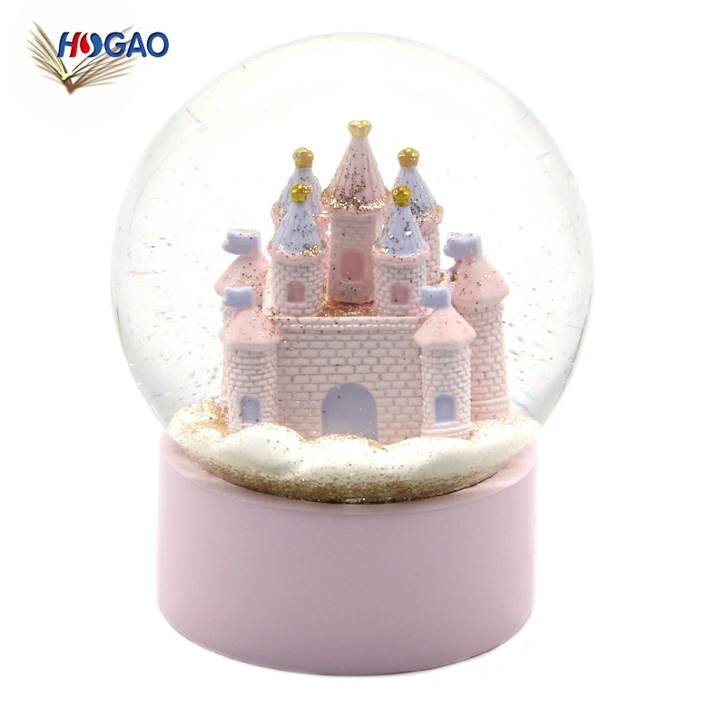 Christmas Valentine's Day Birthday Holiday New Year's Gifts Castle Resin Water Snow Ball