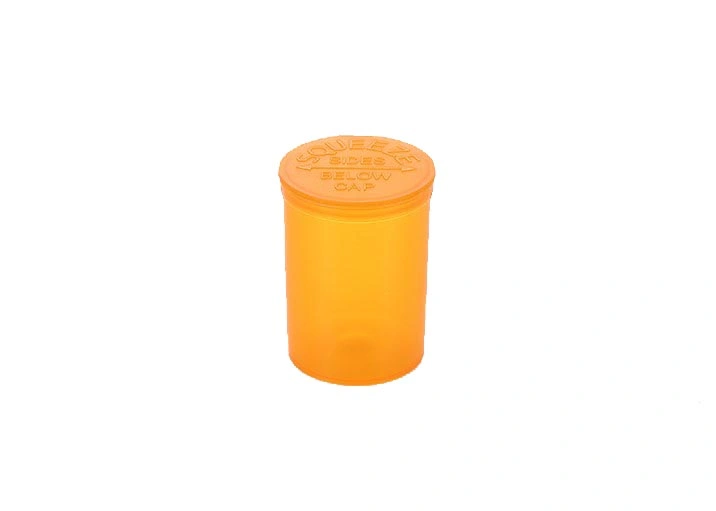 Smell Proof 13dr Custom Pharmaceutical Bottle Medicine Plastic Pill Plastic PP Child Resistant Pop Top Vial Bottles