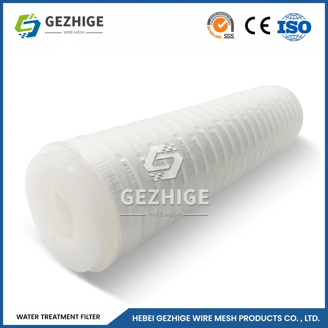 Gezhige Stainless Steel Big Blue Water Filter Cartridges Suppliers Easy Use Fold Filter Cartridge China 20 Inches Length Big Water Filter Cartridge