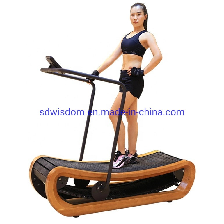 Factory Wholesale/Supplier Price Commercial Curved Manual Treadmill Cardio Exercise Non-Motorized Manual Treadmill