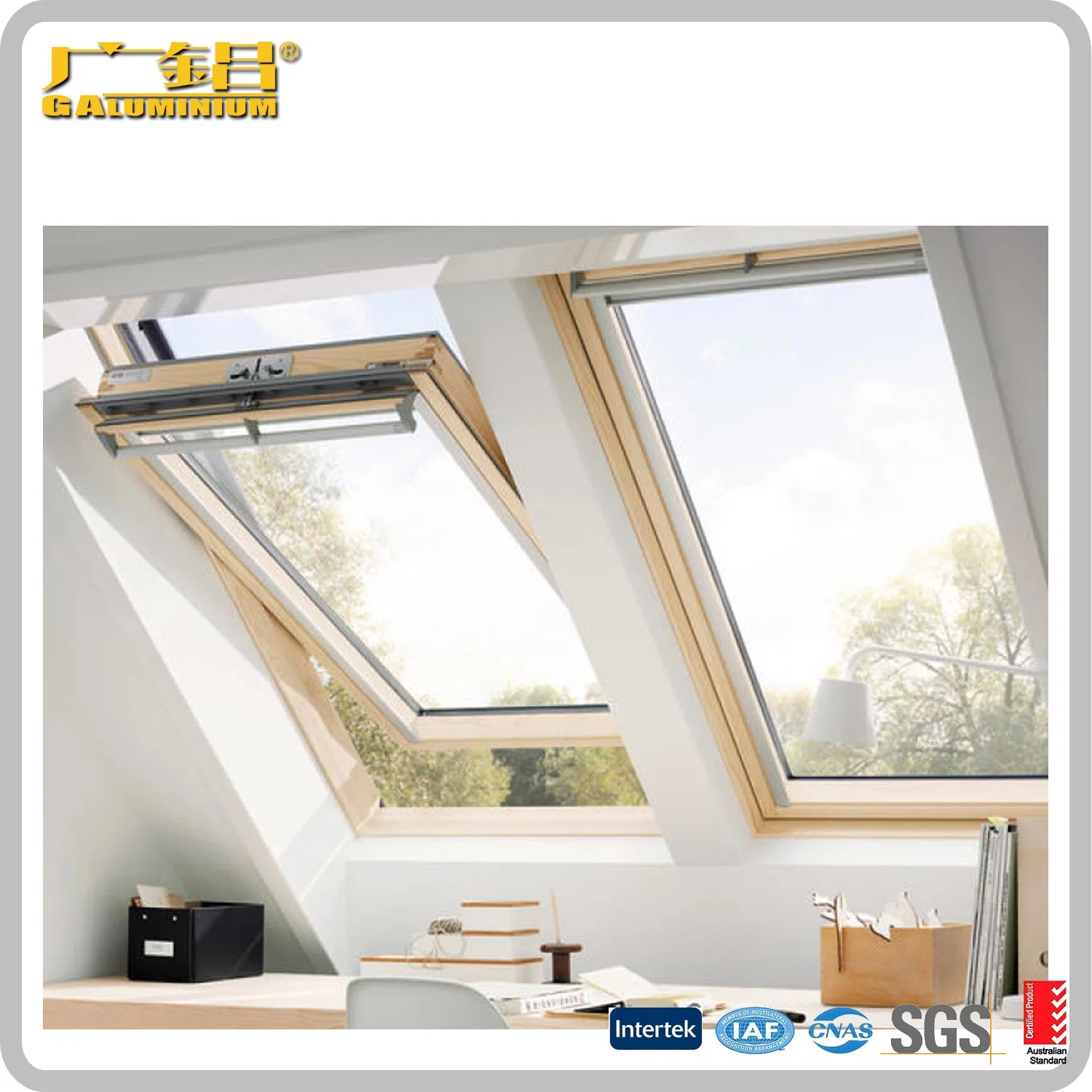 Aluminium Pivot Window / Aluminium Middle Hung Windows